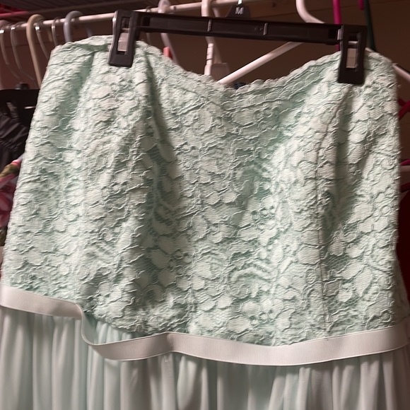 Teal David bridal dress - Picture 4 of 4